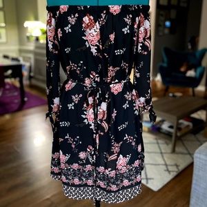 Rue21 Floral Print Off-the-shoulder dress